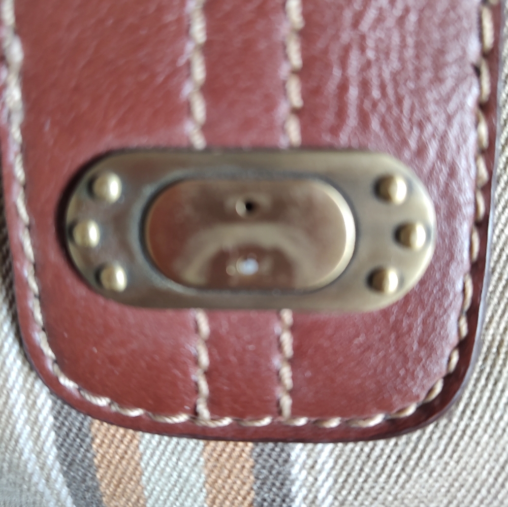 EUC Etienne Aigner Striped Tote - Picture 4 of 12